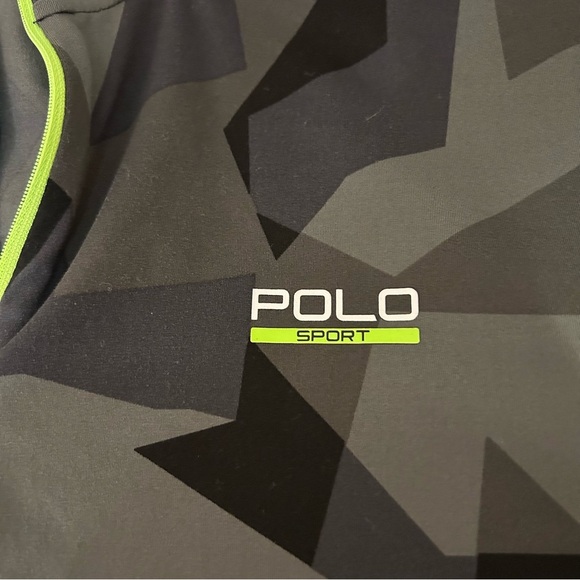 POLO Sport by Ralph Lauren Performance Shirt Men’s Quarter Zip Camo Size XL - Picture 4 of 8